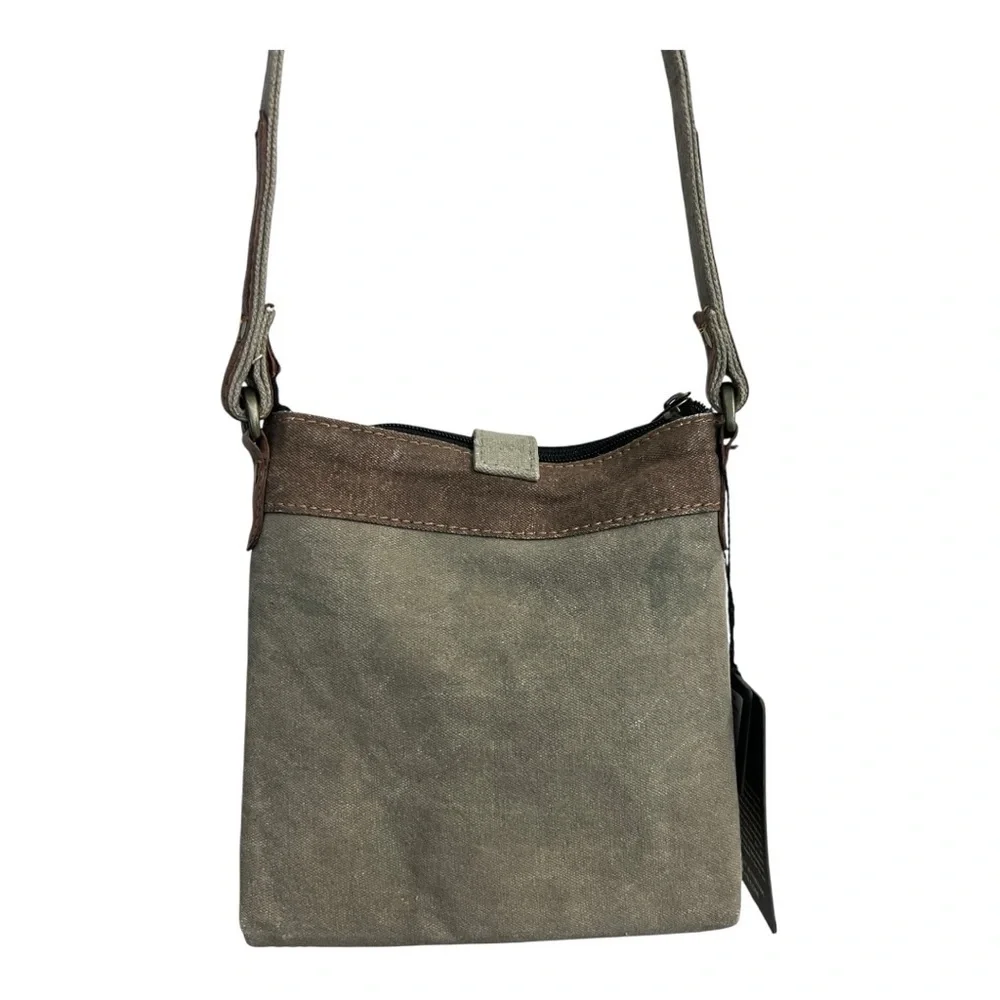 Mona B intermix crossbody sage M-5031 - Picture 9 of 9